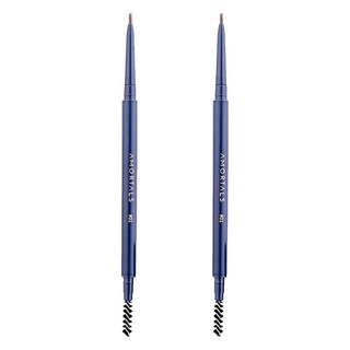 AMORTALS 爾木萄 流星極細眉筆, 03自然棕, 2支