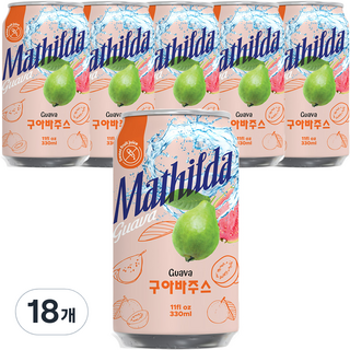 Mathilda 芭樂汁, 330ml, 18個
