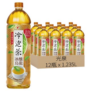 光泉 冷泡茶 冰釀烏龍 無糖, 1.235L, 12瓶