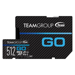 TEAMGROUP 十銓 team go micro sdxc uhs-i u3 v30 運動攝影記憶卡(附轉接卡), 1個