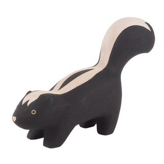 T-Lab. 手刻原木小動物, 臭鼬, 日本設計印尼製造, 1入, 不適用