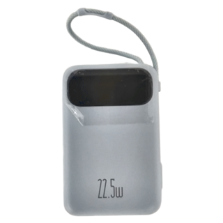 Mcdodo 彩盒系列 22.5W行動電源 附線 Lightning 15.2 x 5.9 x 2.5cm 225g, MC-3254, 藍色