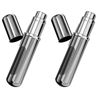 소이소이 펌핑식 향수 리필 공병 6ml, 실버, 2개