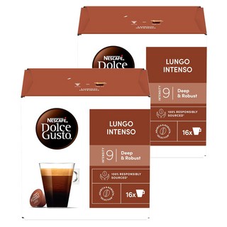 NESCAFE 雀巢咖啡 Dolce Gusto 多趣酷思 美式濃縮黑咖啡膠囊, 9g, 16個, 2盒