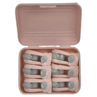 小熊造型無針棉被固定器 粉色 6入/盒裝