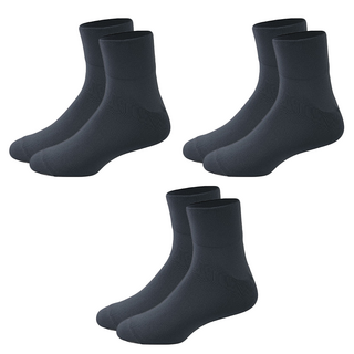 AREX SPORT 紳士專用冰涼紗機能超細200針寬口襪組 Set 3