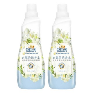 熊寶貝 香水精華柔軟護衣精 氣質小蒼蘭 700ml, 2瓶