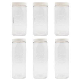 LocknLock 樂扣樂扣 Door Pocket 密封儲物罐組 1L*3入+1.3L*3入 6件組, 容器 + 蓋子, 1組