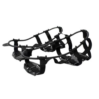 Hanbyul Nara 便攜式登山雪地防滑冰爪 2入, 黑色