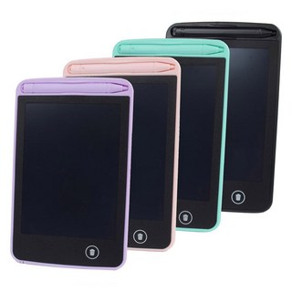 KY I & D LCD 彩色電子便條板 6.5 4入, 隨機出貨, 單一商品