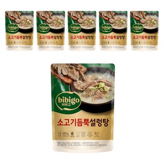 CJ bibigo 牛肉滿滿雪濃湯料理包, 460g, 6包