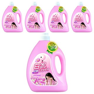 白鴿 防蟎衣物柔軟精, 幸福花香, 澳洲Monash大學認證, 防蟎率99%以上, 天然植物菁華, 3.2kg, 5桶