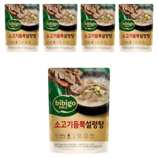 CJ bibigo 牛肉滿滿雪濃湯料理包, 460g, 5包