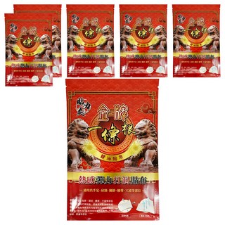 安欣二姑 貼力爽金牌一條根熱感彈力打洞貼布, 6包, 7片