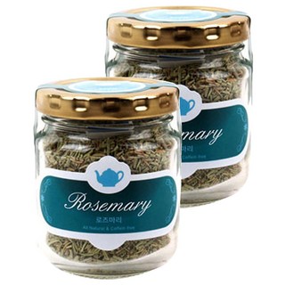 아름드레 유리병 로즈마리, 35g, 2개, 1개입