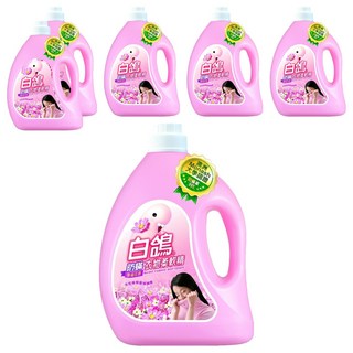 白鴿 防蟎衣物柔軟精, 幸福花香, 澳洲Monash大學認證, 防蟎率99%以上, 天然植物菁華, 3.2kg, 6桶