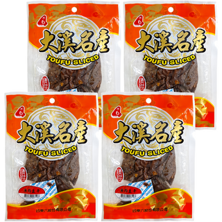 四乘六 滷肉風味豆干 古法製作 風味獨特 休閒零食, 90g, 4包
