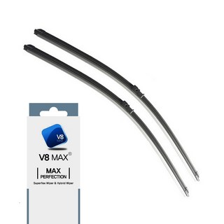 V8 MAX 混合式前雨刷 駕駛座 + 副駕駛座 套組, BMW The X6系列 G06 2020年式