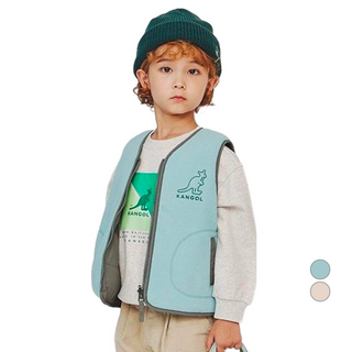 캉골키즈 아동용 집업 리버서블 플리스 베스트 OD 0007