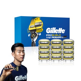 Gillette 吉列 ProShield鋒護系列刮鬍刀頭, 12入, 1組