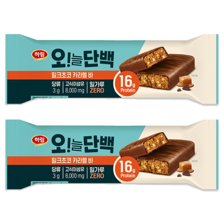 Harim Oh!今天蛋白 牛奶巧克力焦糖棒, 2個, 48g
