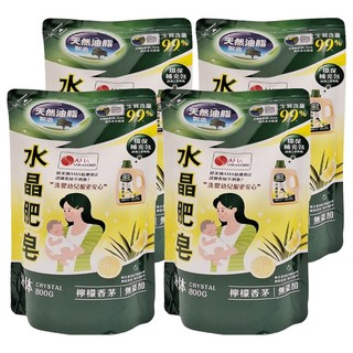 南僑水晶 肥皂洗衣用液體, 800g, 4包