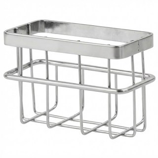 comet Kitchen 免打孔菜瓜布架, 1個, 銀色