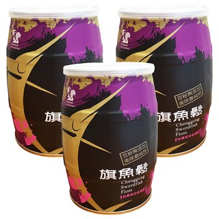 KUROSHIO OF TAITUNG 黑潮旗跡 新港區漁會 頂極新港旗魚鬆, 250g, 3罐