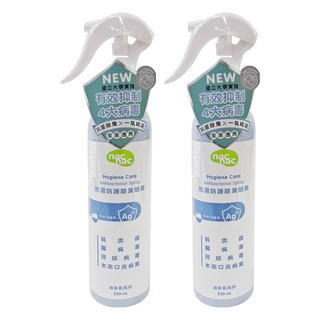 nac nac 抗菌防護除臭噴霧, 250ml, 2瓶