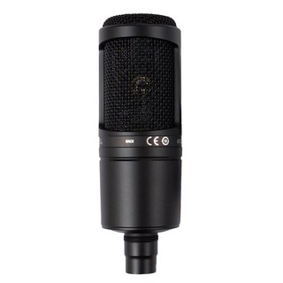 audio-technica 鐵三角 心形指向性電容型麥克風 原廠保固, AT2020XLR, 黑色