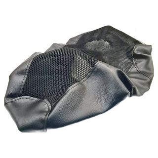 PGO 機車坐墊套 隔熱坐墊套 - 透明款/黑皮款/全網款, 黑色, 不適用, 1個