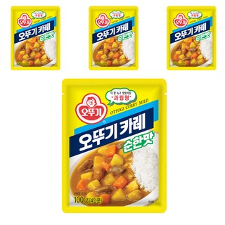 OTTOGI 不倒翁 咖哩粉 原味, 100g, 4個