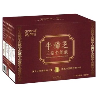 aconpure 連淨 牛樟芝三菇全能飲, 65ml, 6瓶, 1盒