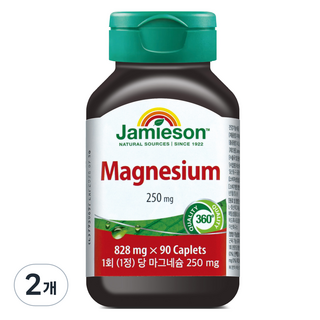 Jamieson 健美生 鎂 74.52g, 90錠, 2個
