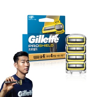 Gillette 吉列 ProShield鋒護系列刮鬍刀頭, 4入, 1組