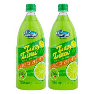 Lazy Lemon 萊姆檸檬汁, 2瓶, 1L
