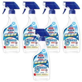 Kao 花王 Magiclean 魔術靈 浴室除霉漂潔 噴槍式 日本研發技術 鎖定霉根 深層除霉 免刷洗, 500ml, 5瓶
