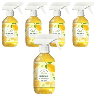優淨坊 檸檬好神奇萬用清潔劑, 5個, 500ml