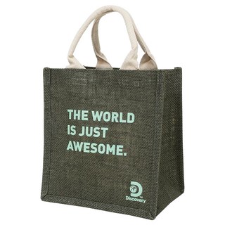 Discovery 萬用棉麻袋, 灰色, 21 x 14 x 23cm