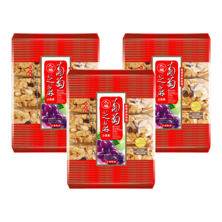 九福 葡萄芝麻沙琪瑪 6入, 226.8g, 3袋