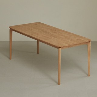 스칸딕 레프 원목식탁 방문설치, 내추럴, 6인용