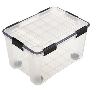 KEYWAY 聯府 Fine 防潮整理箱 附輪 35L, KT-35, 1個