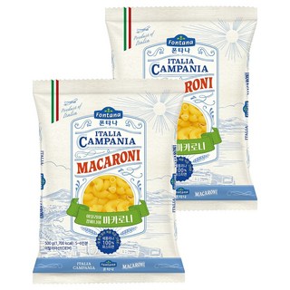폰타나 이탈리아 캄파니아 마카로니, 500g, 2세트