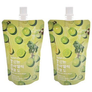 sugarlolo INTAKE 蒟蒻果凍飲 白葡萄風味, 150g, 2包