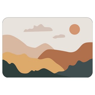 AFAMIC 艾法 橡膠珪藻土防滑軟地墊, 79, 1個