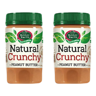 Mother Earth 紐西蘭顆粒花生醬，高油酸花生製成，5星健康認證，無添加砂糖，人工色素, 380g, 2罐