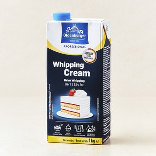 올덴버거 휘핑크림, 1L, 1개