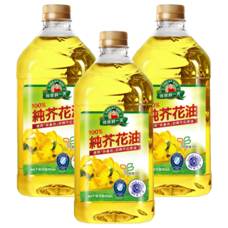 得意的一天 100%純芥花油，非基改，適合煎煮炒炸, 1.58L, 3瓶