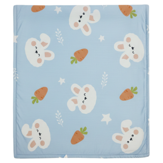 PeNi 培婗 安心豆豆毯, 雪兔寶寶 藍色