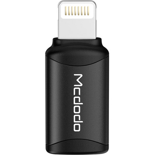 Mcdodo 麥多多 Type-C to Lightning 轉接頭, 黑色, 1個